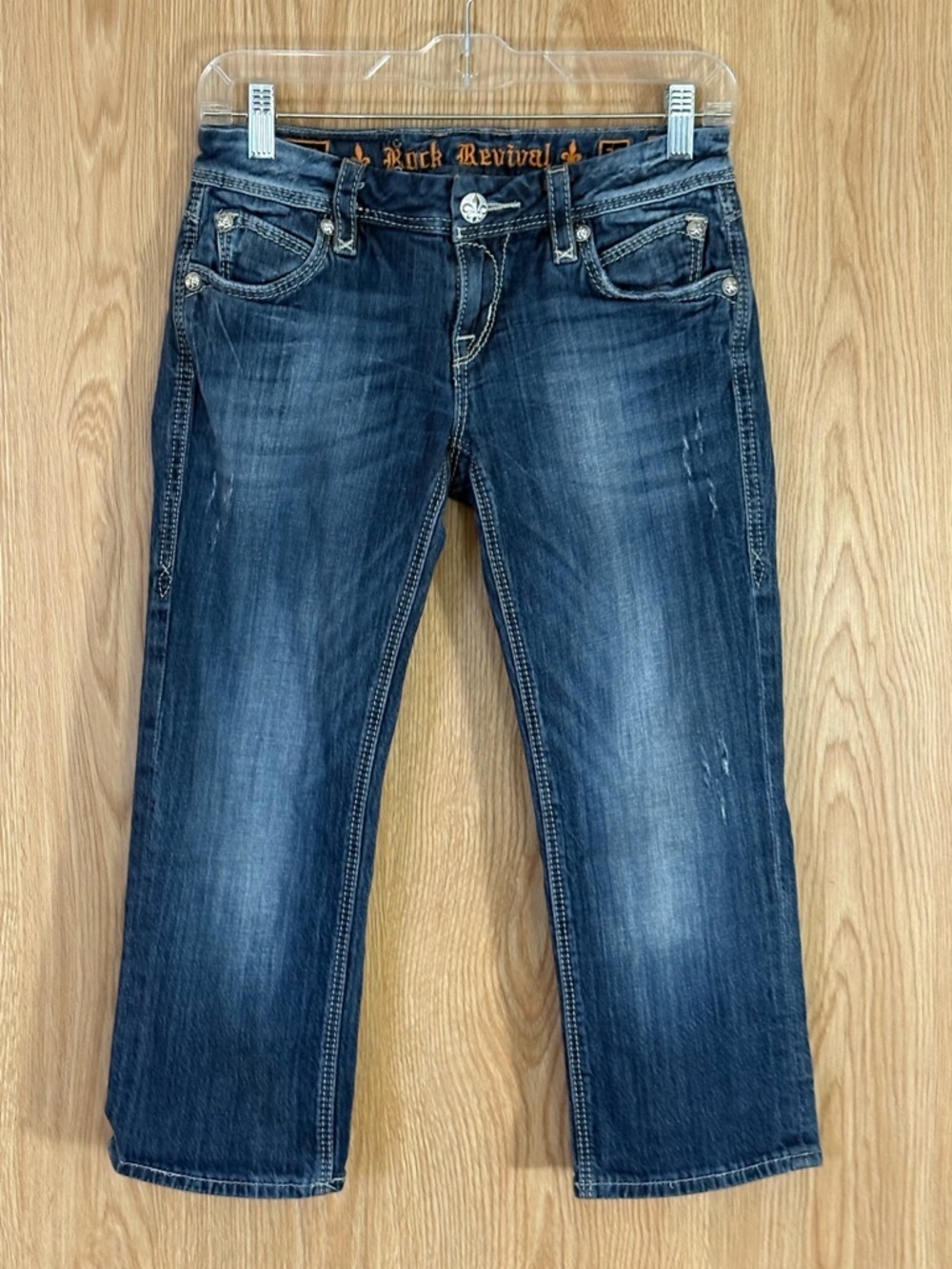 Rock Revival Hazel Capris Straight Leg Jeans